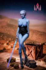 Light Blue Skin Alien Doll #A1-Dolls Castle-156cm-E Cup TPE Sex Doll (16)