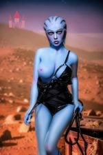 Light Blue Skin Alien Doll #A1-Dolls Castle-156cm-E Cup TPE Sex Doll (19)