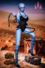 Light Blue Skin Alien Doll #A1-Dolls Castle-156cm-E Cup TPE Sex Doll (21)