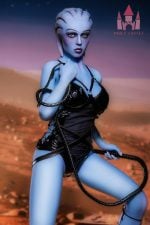 Light Blue Skin Alien Doll #A1-Dolls Castle-156cm-E Cup TPE Sex Doll (22)