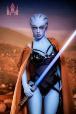 Light Blue Skin Alien Doll #A1-Dolls Castle-156cm-E Cup TPE Sex Doll (32)
