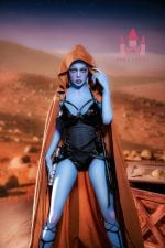 Light Blue Skin Alien Doll #A1-Dolls Castle-156cm-E Cup TPE Sex Doll (36)