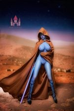 Light Blue Skin Alien Doll #A1-Dolls Castle-156cm-E Cup TPE Sex Doll (4)