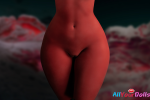 Meru CLM Female Sex Doll-877# Torso-TPE body+Silicone head-110cm-43.4in 1 (2)