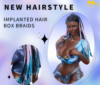 Implanted Dreadlocks