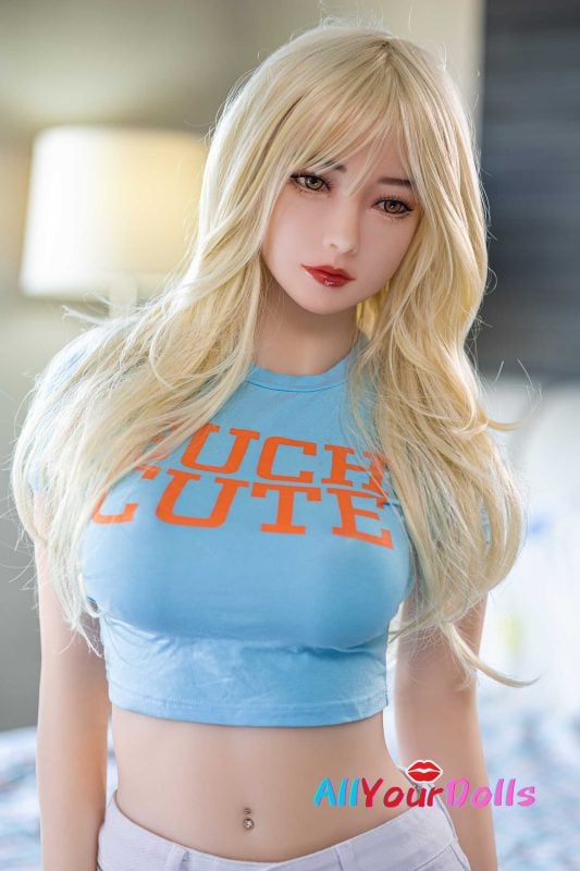 Blonded Fashion Sex Doll Aibei TPE #84+158cm Medium breast-1 (2)