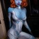 Blue Alien Sex Doll Aibei TPE #81+165cm small breast (16)
