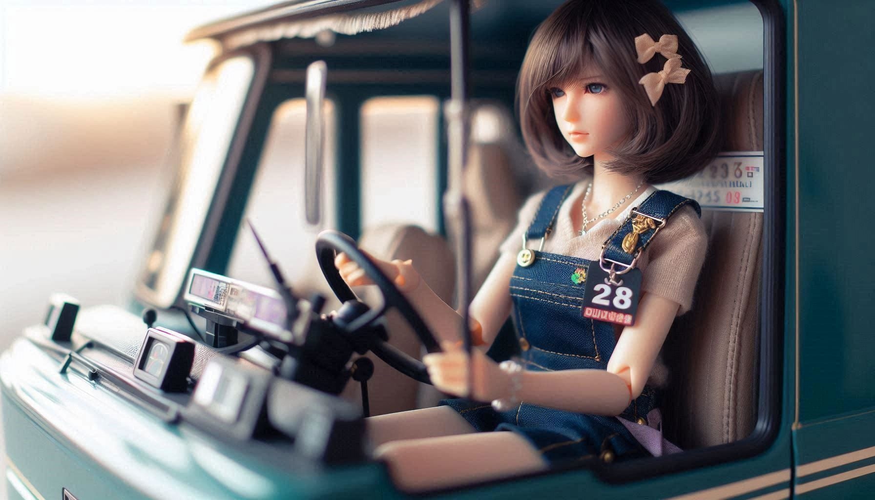 Doll Driving A Truck_1792x1024