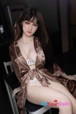 Lifelike Sex Doll Aibei silicone head #1+158cm Medium Breast _N1A0838 (8)