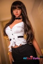 Office Lady Sex Doll Aibei TPE #194+158cm small breast-1 (1)