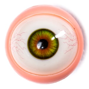 Green with red veins