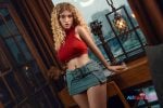 Prom Queen Sex Doll ORANGE In-Silicone #630+154cm (2)