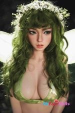 Silicone Fairy Sex Doll ORANGE In-Silicone #647+159cm (12)