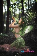 Silicone Fairy Sex Doll ORANGE In-Silicone #647+159cm (19)