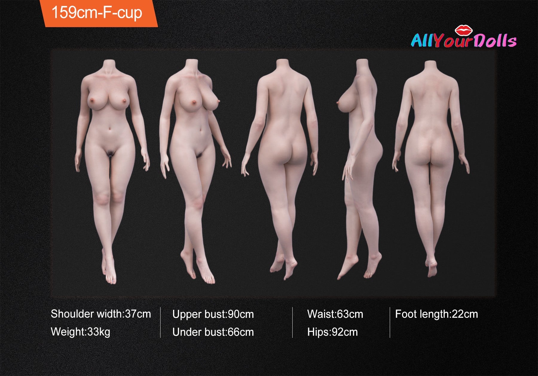 Fanreal 159cm-F-cup
