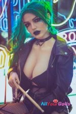 Starpery 174cm G cup Flora Full Silicone Green hair (10)