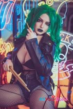 Starpery 174cm G cup Flora Full Silicone Green hair (13)