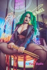 Starpery 174cm G cup Flora Full Silicone Green hair (19)