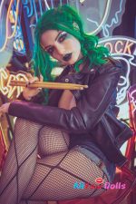 Starpery 174cm G cup Flora Full Silicone Green hair (23)
