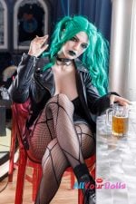 Starpery 174cm G cup Flora Full Silicone Green hair (26)