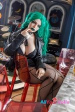 Starpery 174cm G cup Flora Full Silicone Green hair (30)