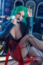 Starpery 174cm G cup Flora Full Silicone Green hair (32)
