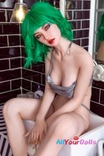 Starpery 174cm Slim C cup Wushi Full Silicone Green hair (41)