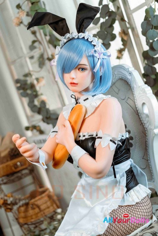 Maid Costume Silicone Sex Doll Sino doll-GDsino-156CM #G1 (7)