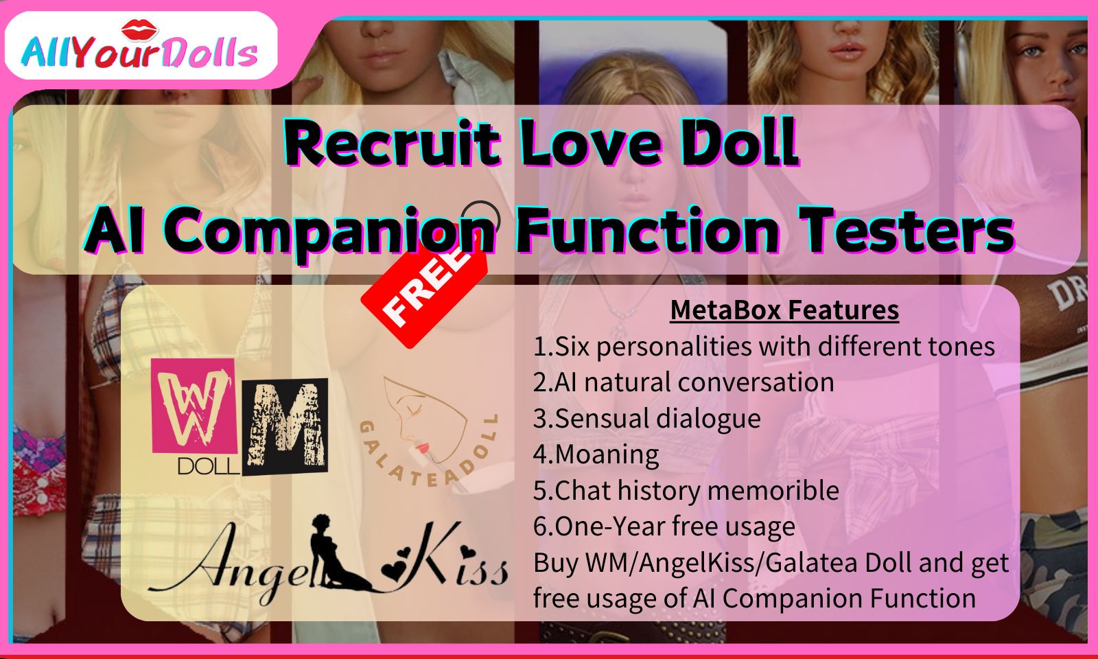 Recruit Love Doll AI Companion Testers_1600x960