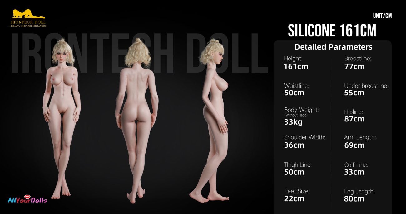 Irontechdoll 161cm body measurement