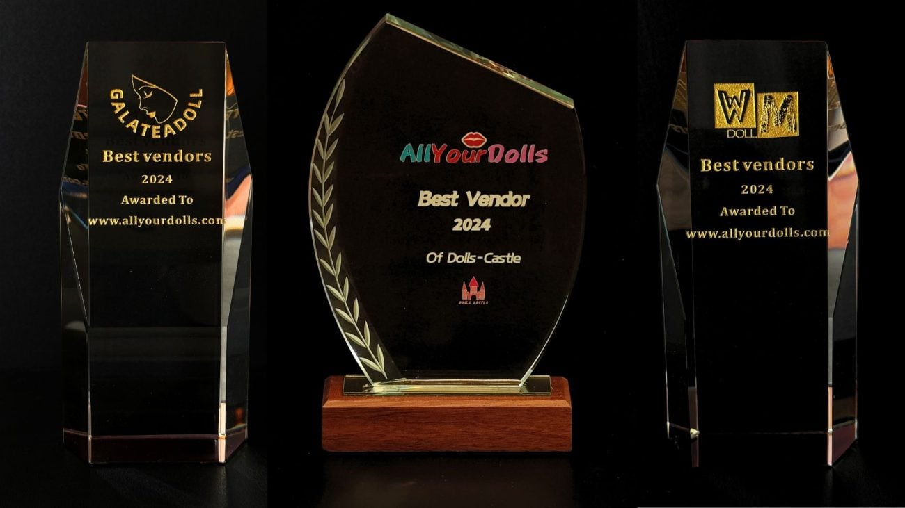 2024 AllYourDolls Best Vendor Rewards-Trophies