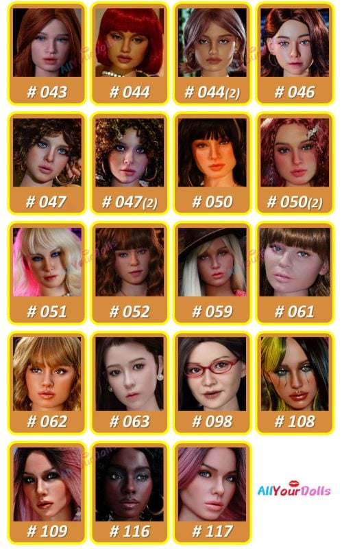 galatea doll head list