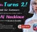 AllYourDolls Turns 2! Free AI Necklace Gift Banner