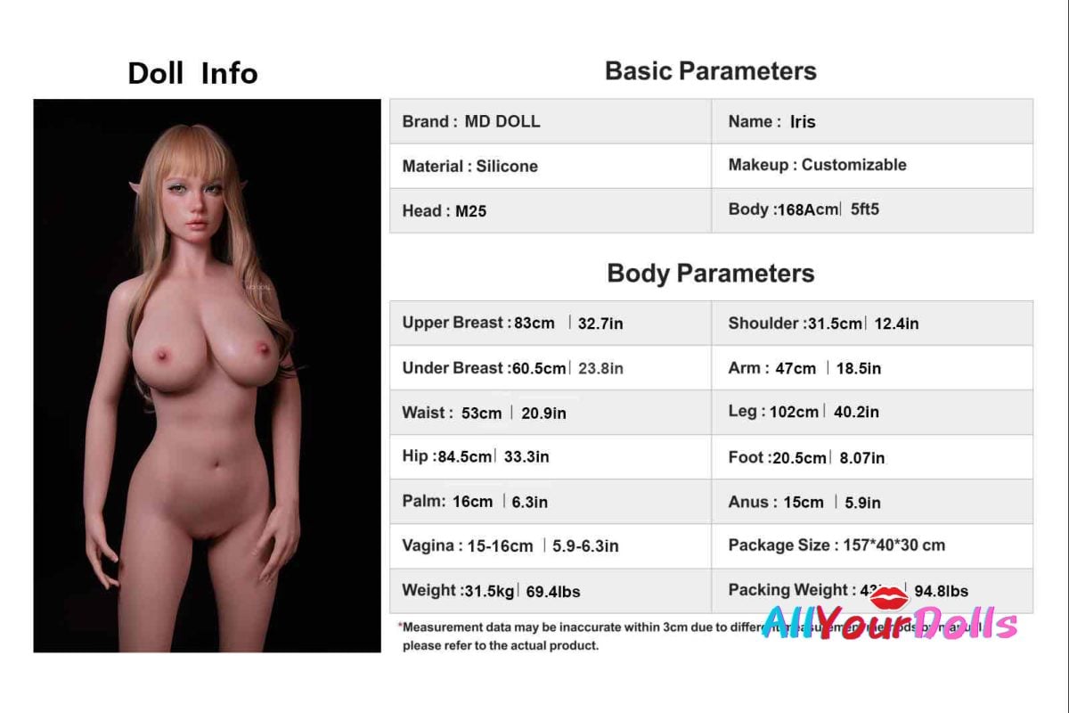 M25-Iris-168cm(5ft6)-F-Cup-MD Doll21