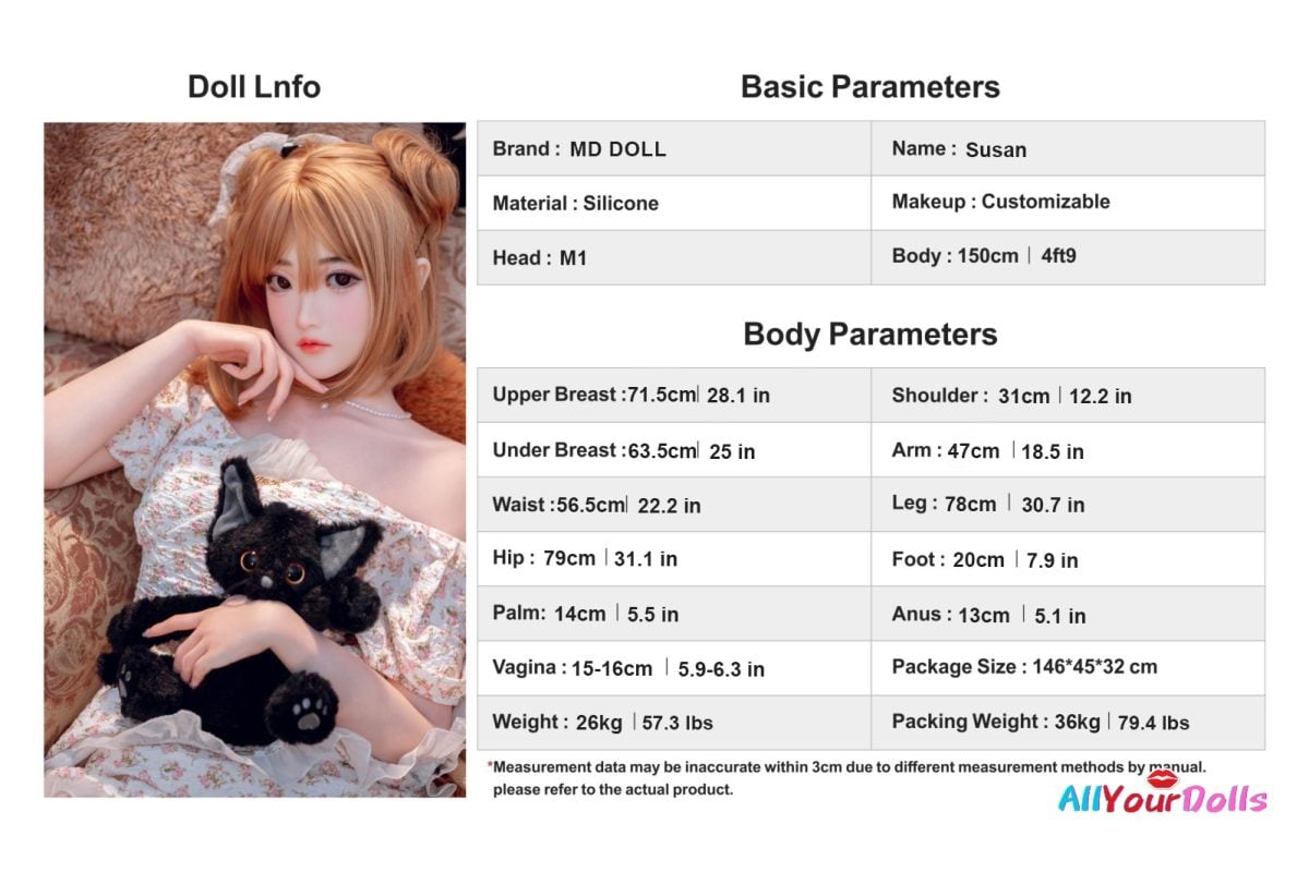 Pretty Anime Style Silicone Sex Doll