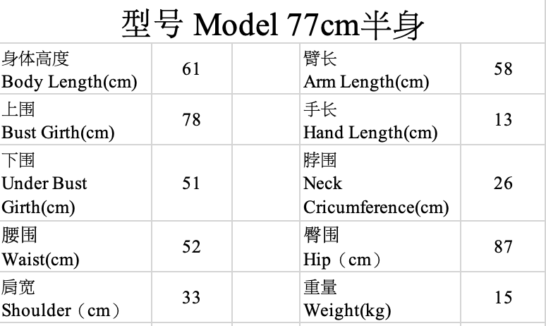 S77 Torso