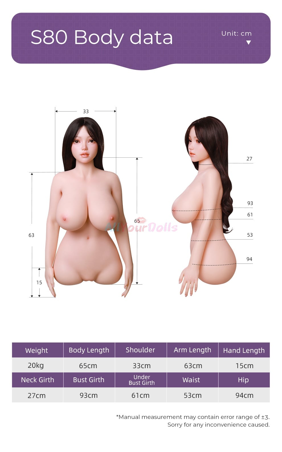 Silicone Torso for Men