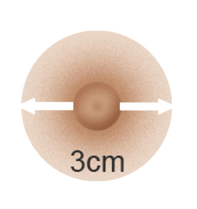 Areola Size-3cm