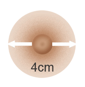 Areola Size-4cm