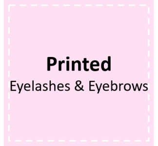 Printed Eyelashes & Eyebrows