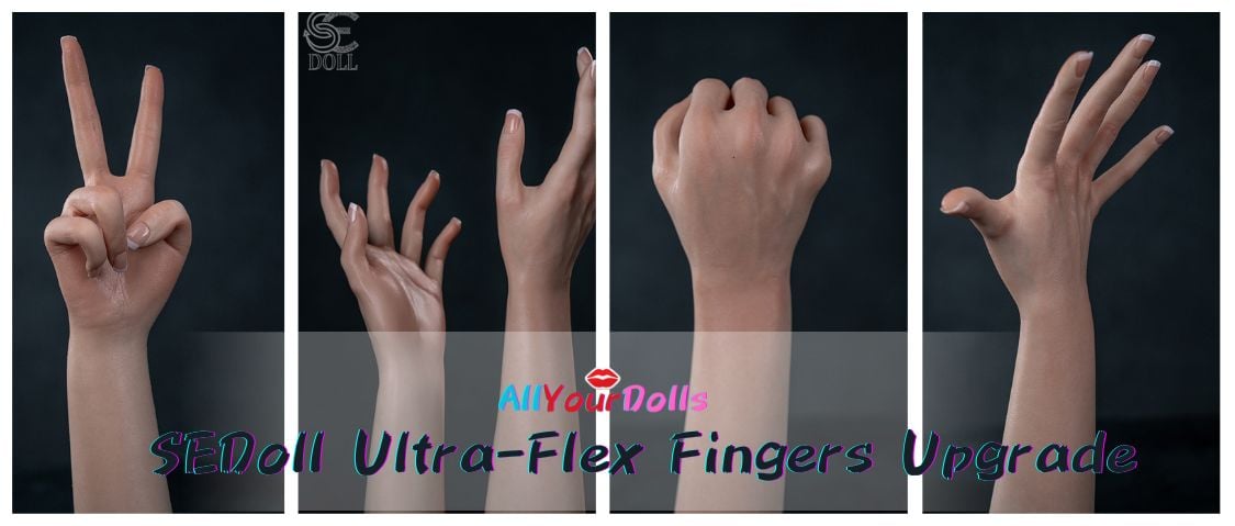 Realistic silicone doll hand articulation upgrade