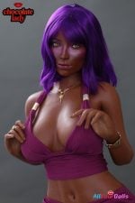 Aim Dark Chocolate Silicone Sex Doll