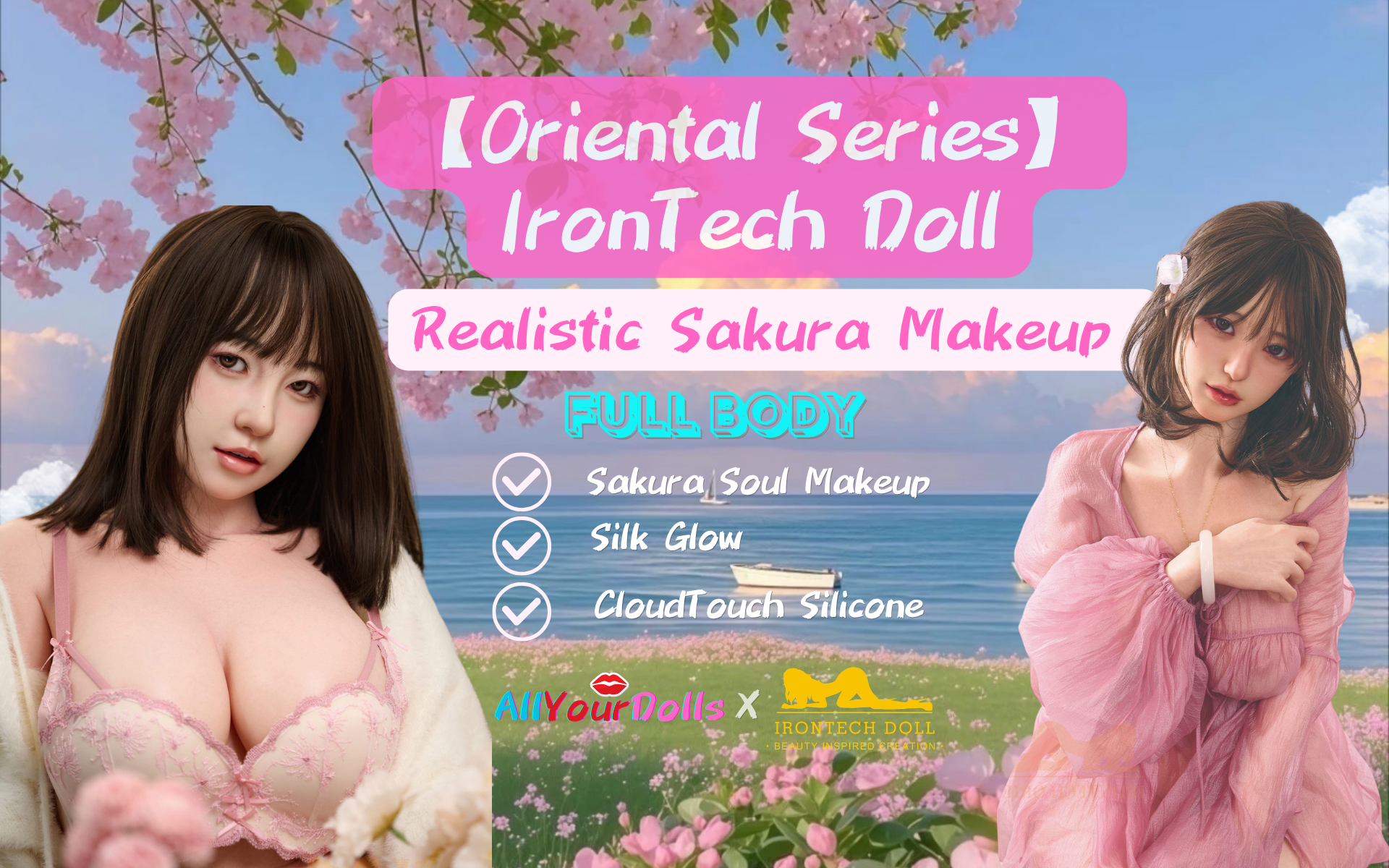 Irontech Full Body Sakura Makeup Dolls