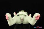 Lingmo Spring Green Kitten-Inspired Silicone Doll 68cm – Grass Cat Fantasy Collectible with 9cm Depth Design | Soft Silicone 18+ - Image 13