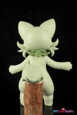 Lingmo Spring Green Kitten-Inspired Silicone Doll 68cm – Grass Cat Fantasy Collectible with 9cm Depth Design | Soft Silicone 18+ - Image 8