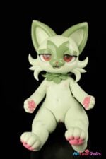 Lingmo Spring Green Kitten-Inspired Silicone Doll 68cm – Grass Cat Fantasy Collectible with 9cm Depth Design | Soft Silicone 18+ - Image 7