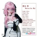 165cm(5ft5) Natsuike Mai-Elsa Babe Anime Silicone Sex Doll - Image 17