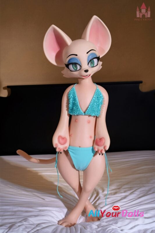 Furry Silicone Bat Doll