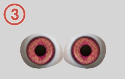3-Round pupil of eye