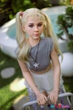 【US-Instock】S22# -Full Silicone Sex Doll- 150cm A Cup -SY Doll - Image 6
